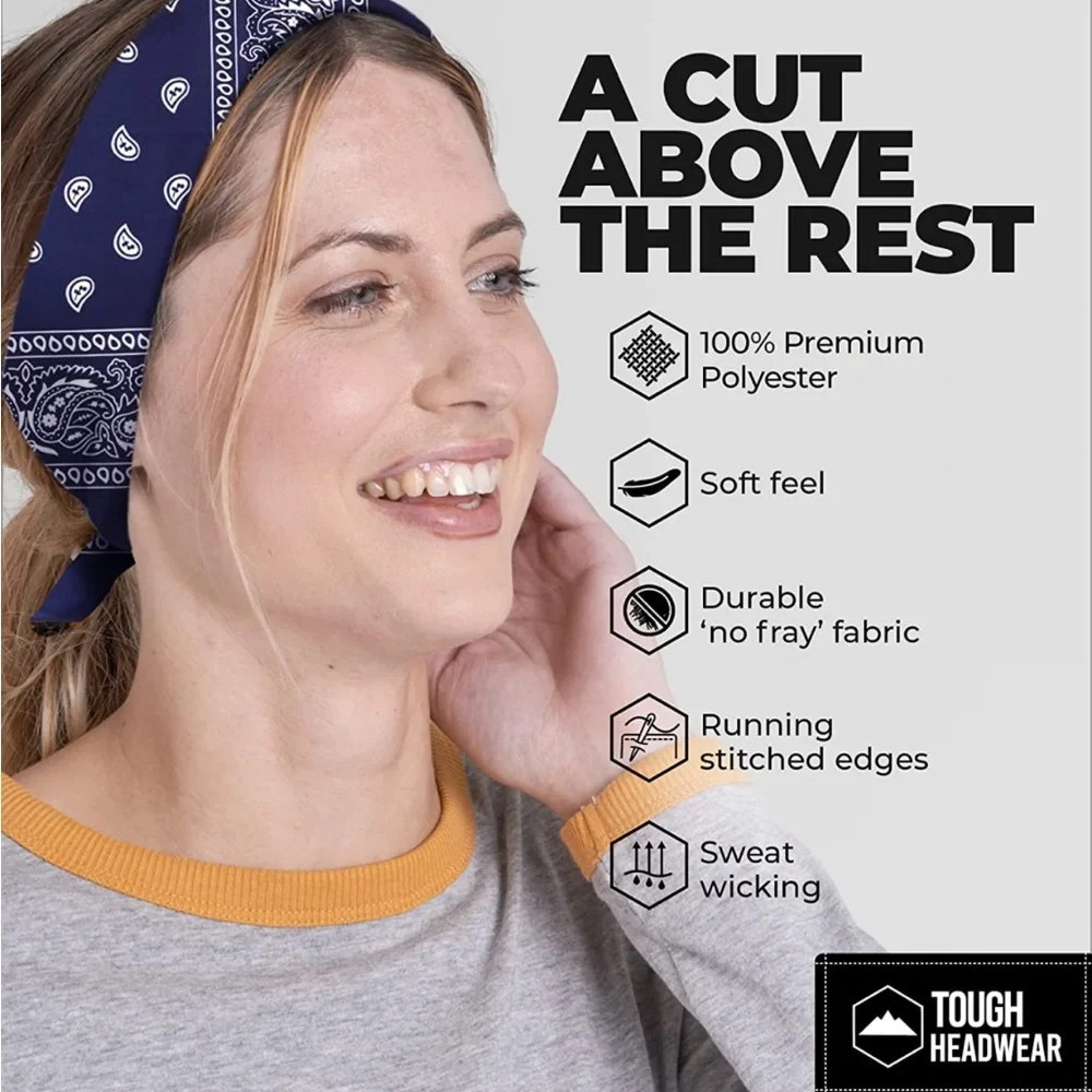 5 Large Bandanas
